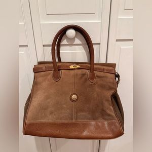 Cacharel brown leather tote